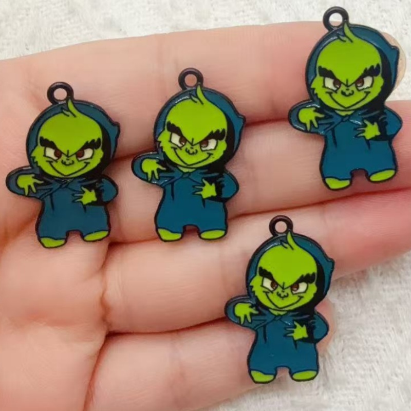 10 piezas de colgantes navideñ - Jewelry Making Factory reseña y precio