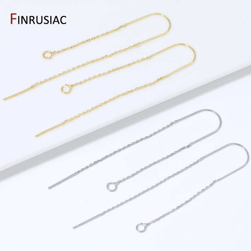 Pendientes colgantes de cadena - Jewelry Making Wire reseña y precio