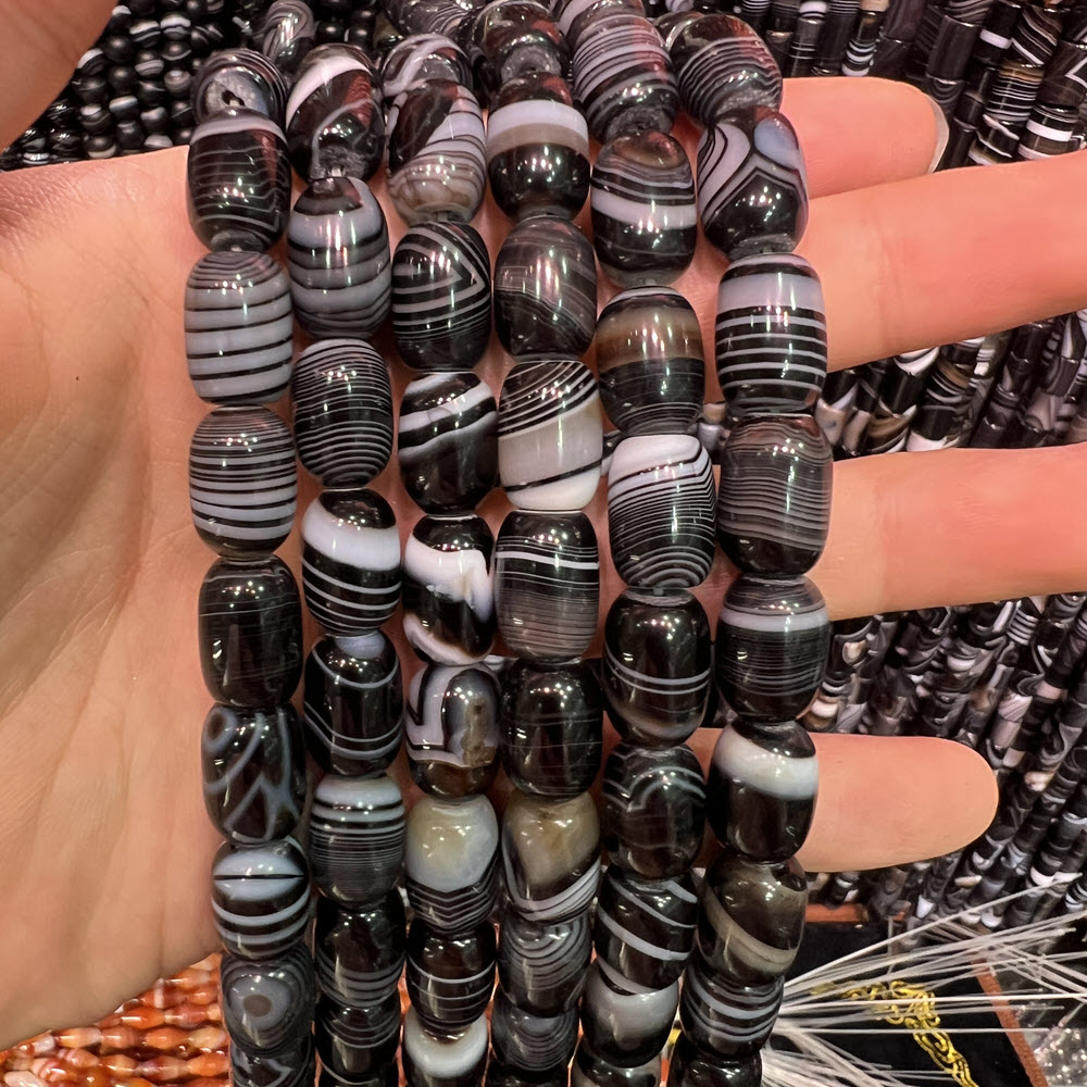 Piedra Natural de ágata negra, - Jewelry Making Store reseña y precio