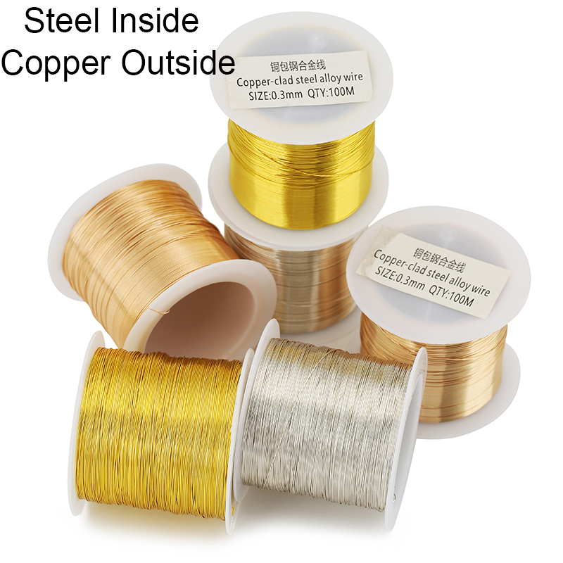 Cordón de Cobre y Acero Inoxid - Jewelry Making Yarn reseña y precio